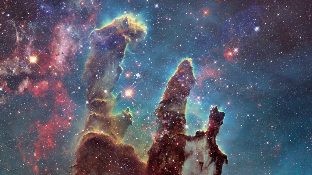 NASA pic of stars & galaxy