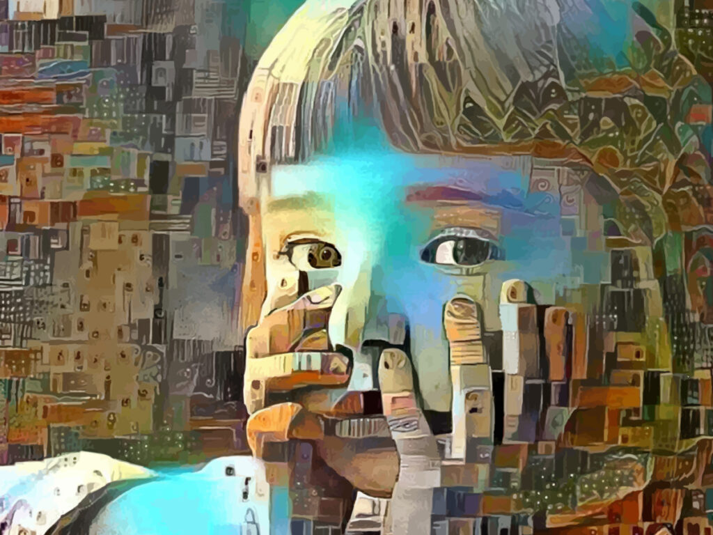 image of fearful girl