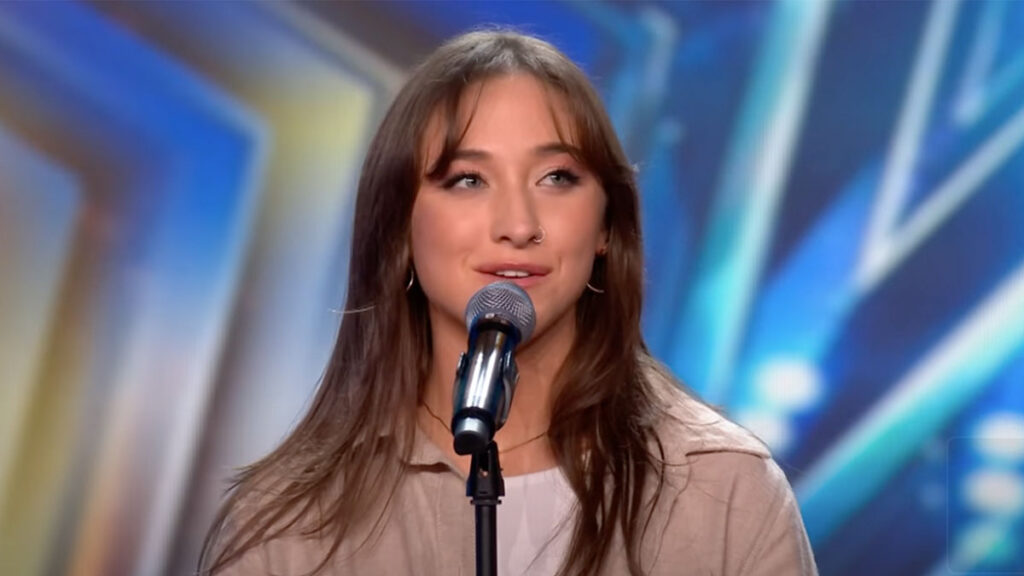 Sydnie Christmas singing on Britain's Got Talent