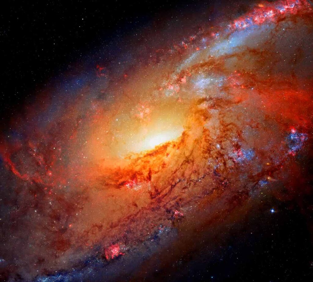 Galaxy as seen by Hubble telescope