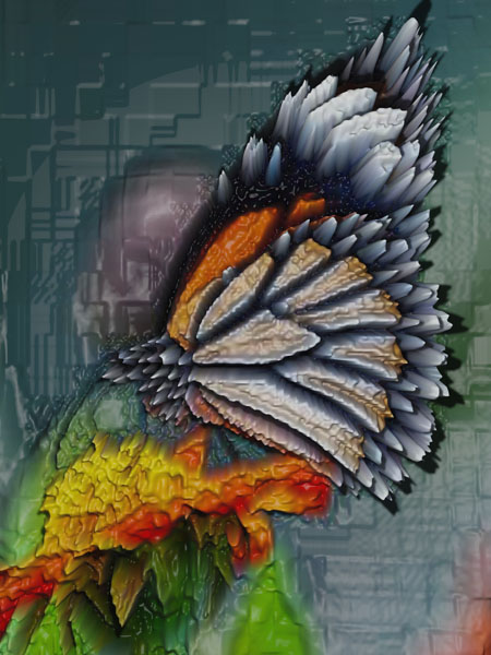 Butterfly painting