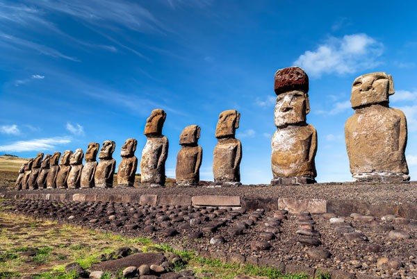 Statues on Easter Island